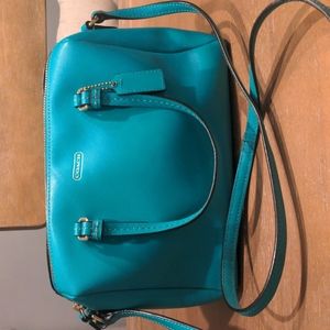 Green coach crossbody
